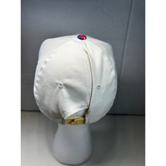 VTG 1992 Buffalo Bills Super Bowl autograph Bruce Smith Jeff Wright hat DAMAGED - Picture 14 of 16